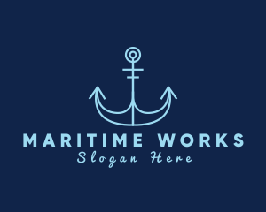 Anchor Nautical Maritime logo design