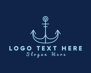 Anchor Nautical Maritime Logo