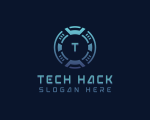 Cyber Technology Software logo design