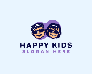 Happy Kids Sunglasses logo design