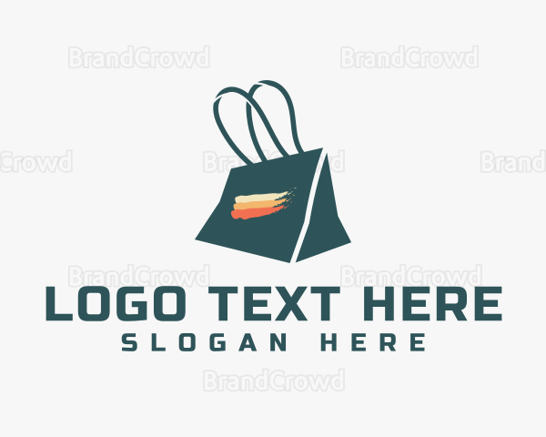 Colorful Shopping Bag Logo