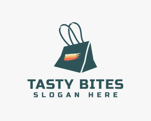 Online Shopping - Colorful Shopping Bag logo design