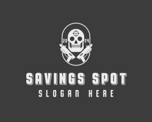 Skull Target Airsoft Logo