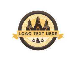 Temple - Buddhist Religious Temple logo design