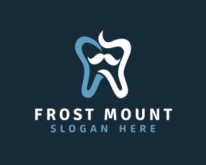 Tooth Mustache Dentist logo design