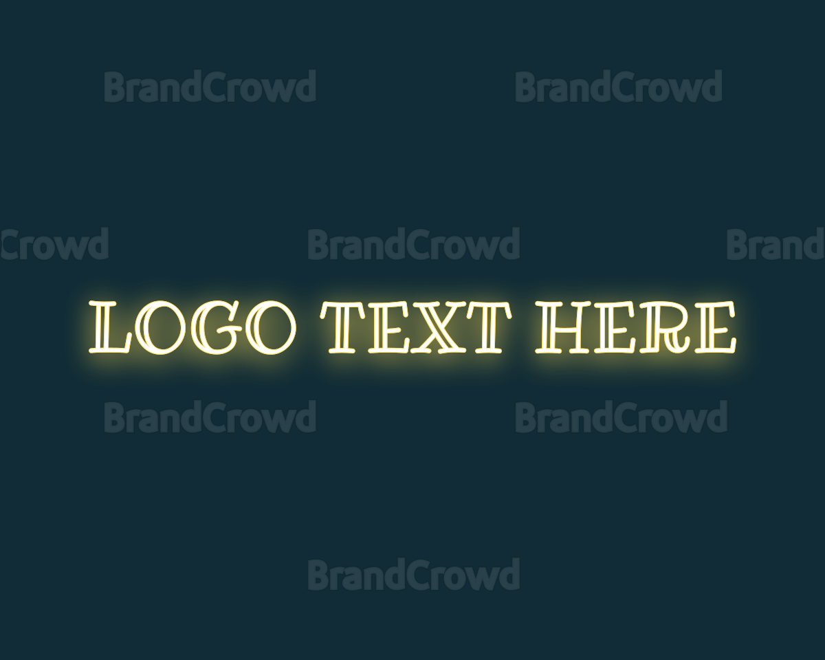 Luminous Text Wordmark Logo