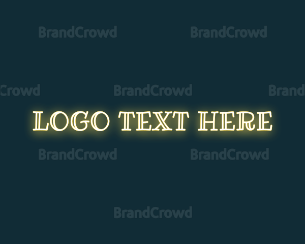 Luminous Text Wordmark Logo