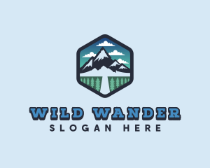 Adventure - Winter Mountain Adventure logo design