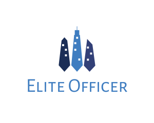 Officer - Necktie Office Building logo design