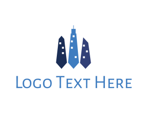 Urban - Necktie Office Building logo design