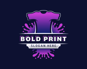 Printing Tshirt Garment logo design