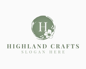 Floral Craft Wedding Event logo design