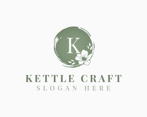 Floral Craft Wedding Event logo design