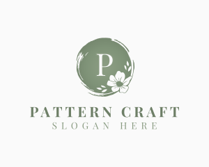 Floral Craft Wedding Event logo design