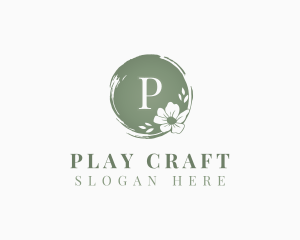 Floral Craft Wedding Event logo design