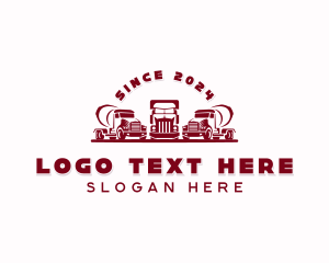 Concrete Mixer Truck logo design