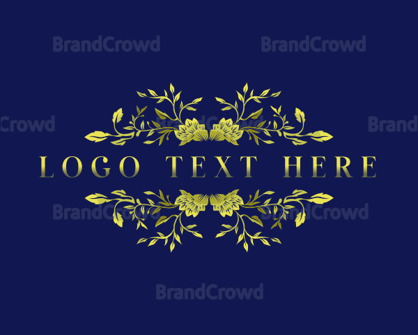 Floral Bouquet Organic Logo