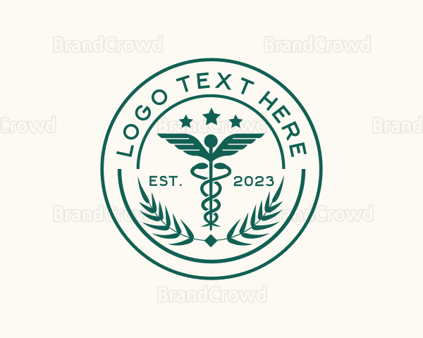 Medical Caduceus Pharmacy Logo