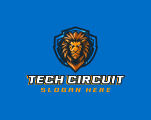 Gaming Shield Lion Logo