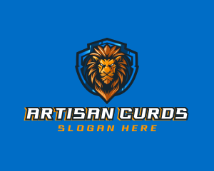 Gaming Shield Lion logo design