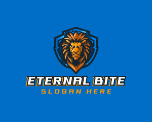 Gaming Shield Lion logo design