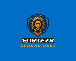 Gaming Shield Lion logo design