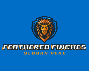 Gaming Shield Lion logo design