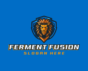 Gaming Shield Lion logo design