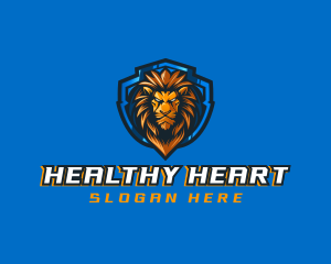 Gaming Shield Lion logo design