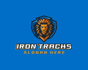 Gaming Shield Lion logo design