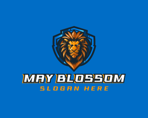 Gaming Shield Lion logo design