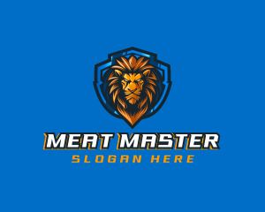 Gaming Shield Lion logo design