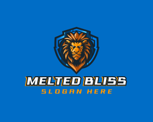 Gaming Shield Lion logo design