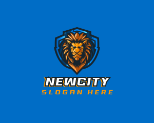 Gaming Shield Lion logo design