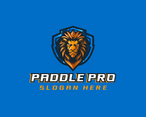 Gaming Shield Lion logo design