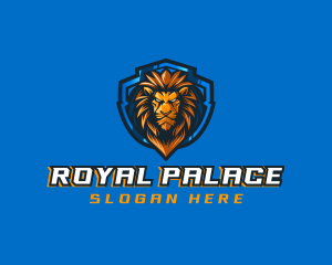 Gaming Shield Lion logo design