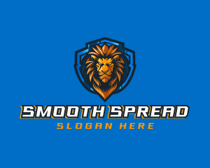 Gaming Shield Lion logo design