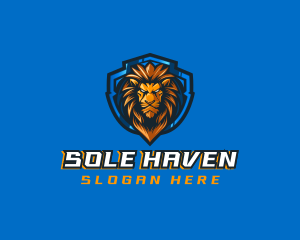 Gaming Shield Lion logo design