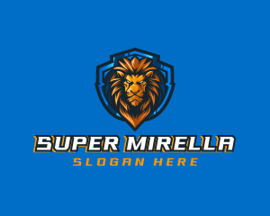 Zoo - Gaming Shield Lion logo design