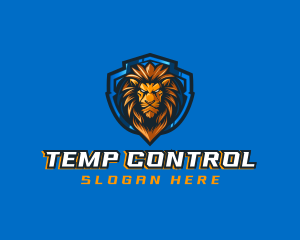 Gaming Shield Lion logo design