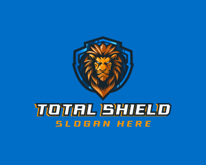 Gaming Shield Lion logo design