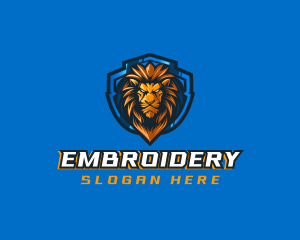 Gaming Shield Lion logo design