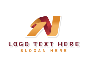 Printing - Media Creative Letter N logo design