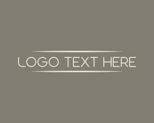 Modern Simple Business logo design