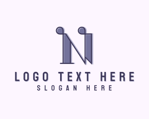 Law Firm - Photographer Photo Studio Letter N logo design