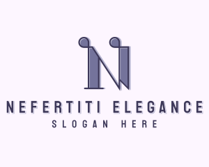 Law Firm Letter N logo design