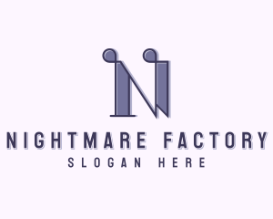 Law Firm Letter N logo design