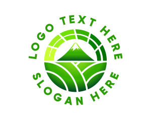 Petroleum - Green Mountain Tour logo design