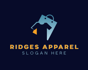 T-Shirt Apparel Shopping logo design