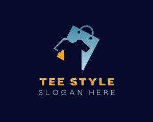 T Shirt - T-Shirt Apparel Shopping logo design